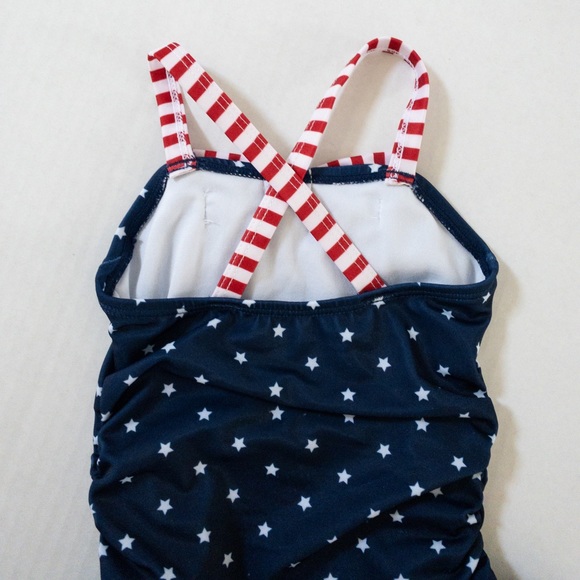 Gymboree Stars and Strips Patriotic Swim Suit - Picture 5 of 9
